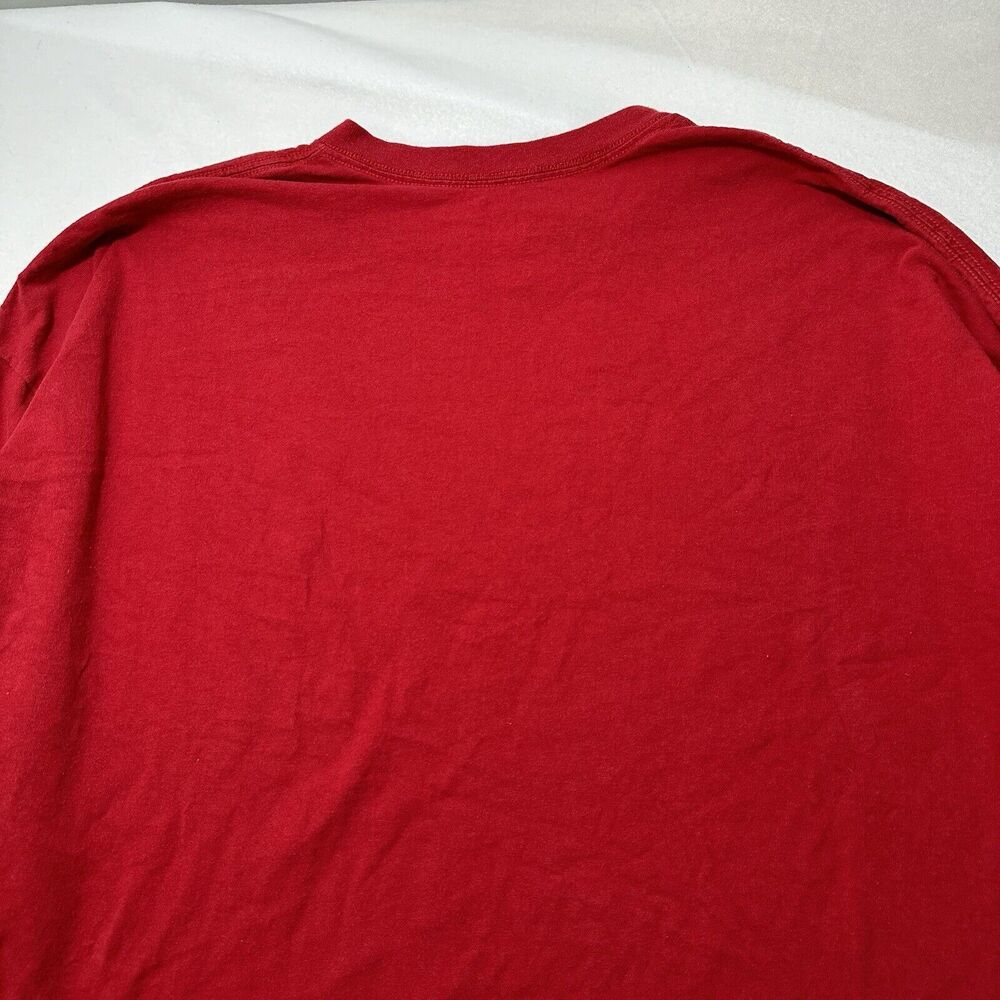 Adidas Men's 3XL Long Sleeve Crewneck Pullover T-Shirt White Logo Cotton - Picture 11 of 14